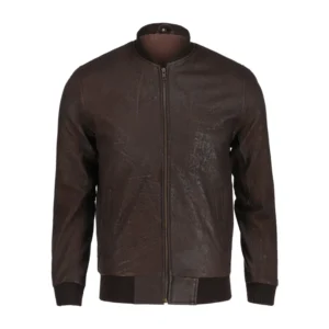 Mens Real Leather Jacket Brown Colour