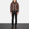 Bouncer Brown Leather Jacket