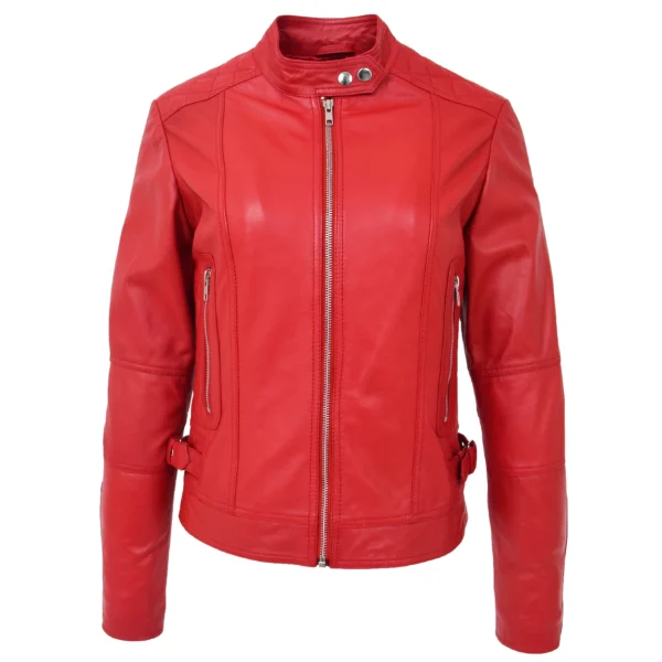 Freaky Red Leather Jacket
