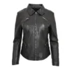 Womens Classic Leather Jacket