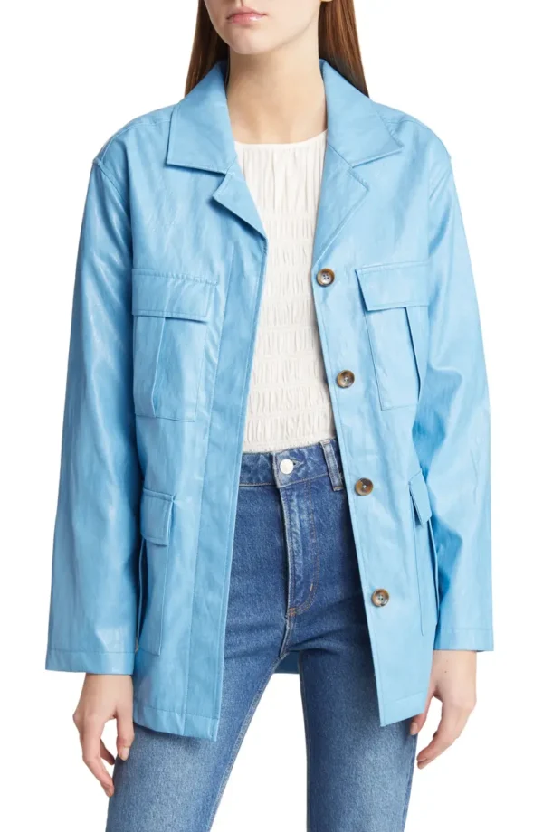 Romily Belted Faux Jacket