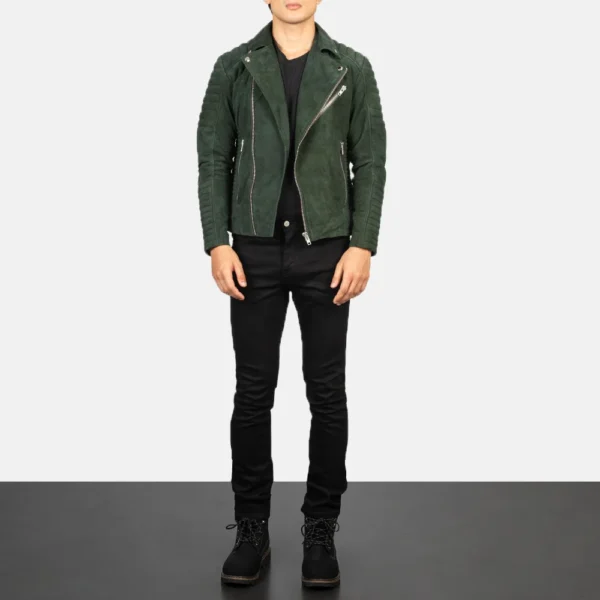 Armand Green Leather Jacket