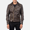 Vincent Brown Leather Jacket