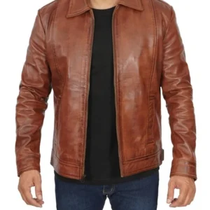 Reeves Mens Leather Jacket
