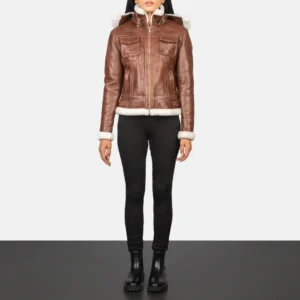 Fiona Brown Leather Jacket
