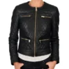 Jessica Alba Leather Jacket