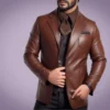 Brown Blazer Jacket