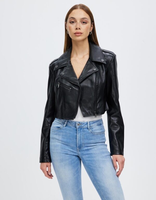 Rochelle Faux Leather Jacket