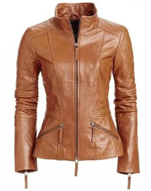 Alicia Womens Leather Jacket