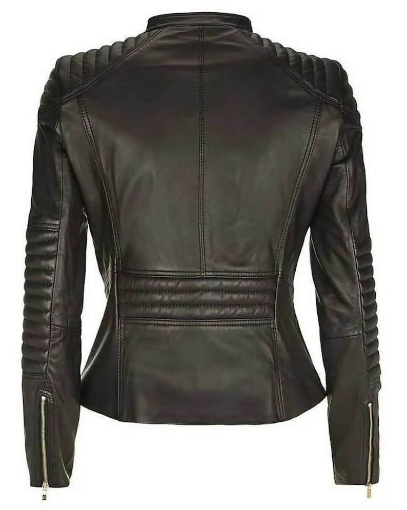 Jodi Leather long Jacket