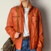 Burnt Orange Leather jacket