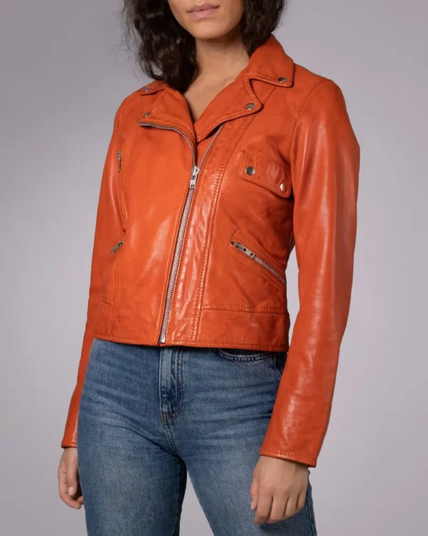 Sandy Leather Jacket