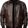 Inferno brown Leather Jacket