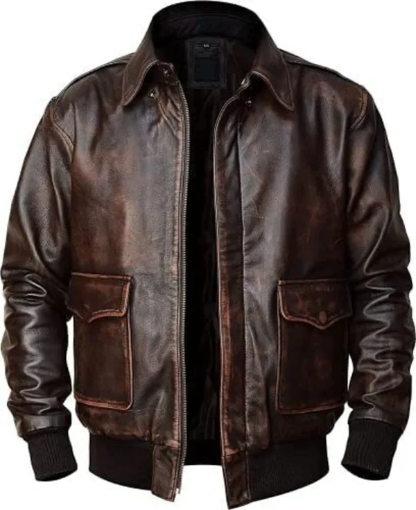 Inferno brown Leather Jacket