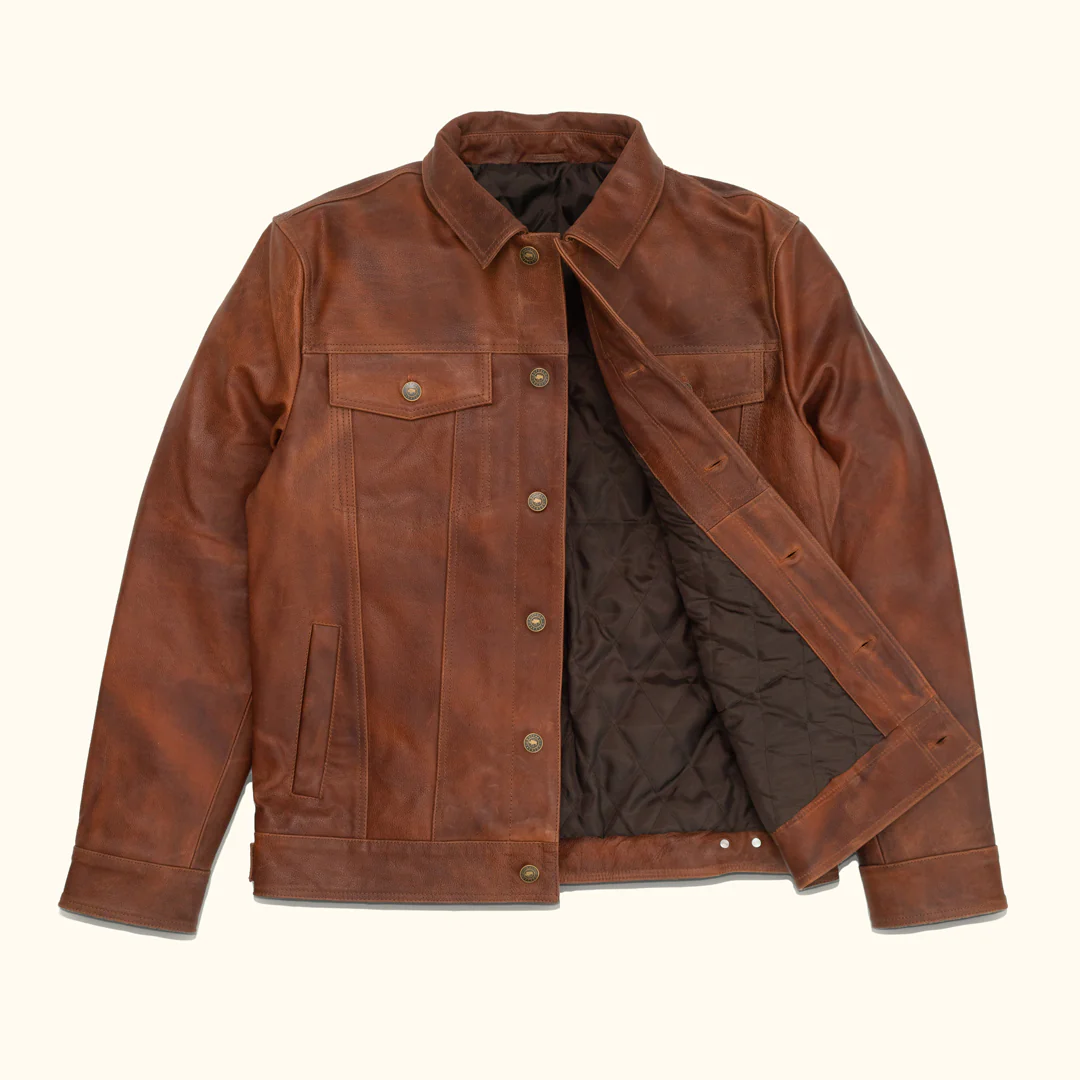 Driggs Brown leather jacket