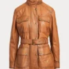Womens Blazer Leather Jacket