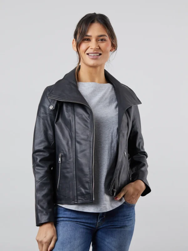 Moresby Black Leather Jacket