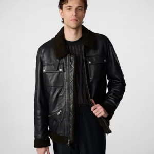 Leather Faux Jacket