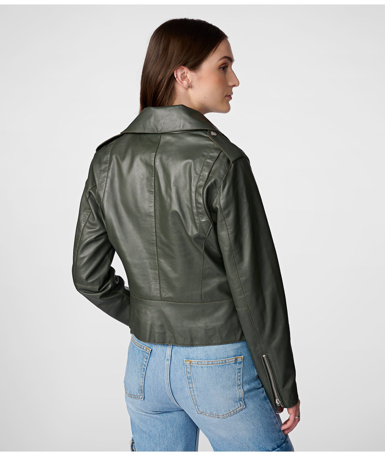 Leather Green Jacket